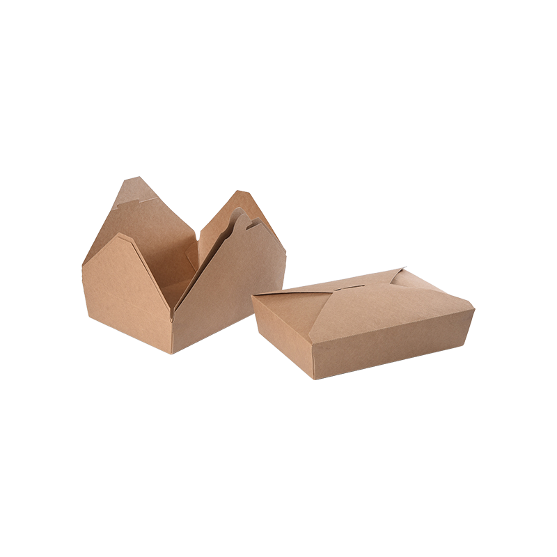Kraft Paper Take-out Box -ruokapakkaus