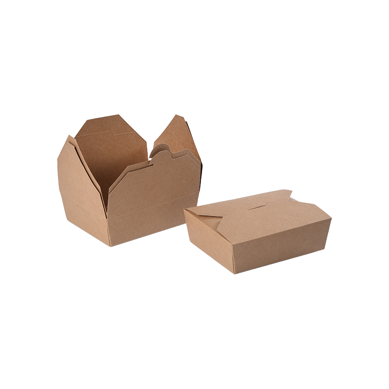 Kraft Paper Take-out Box -ruokapakkaus