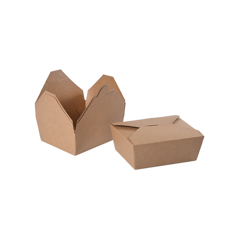 Kraft Paper Take-out Box -ruokapakkaus