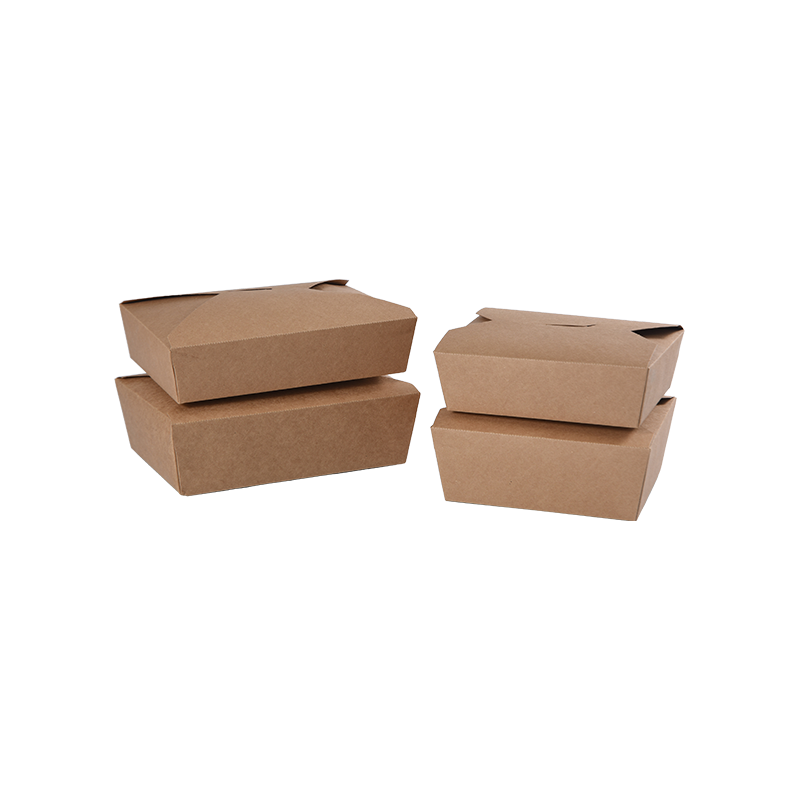Kraft Paper Take-out Box -ruokapakkaus