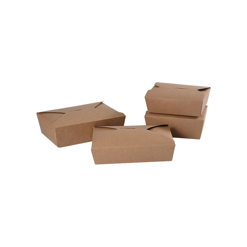 Kraft Paper Take-out Box -ruokapakkaus