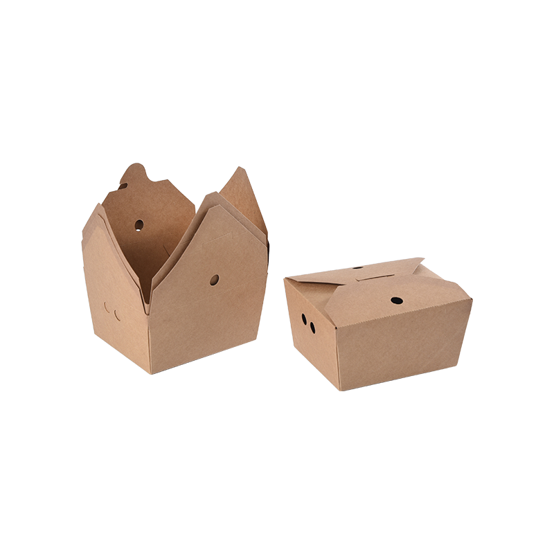 Kraft Paper Take-out Box -ruokapakkaus