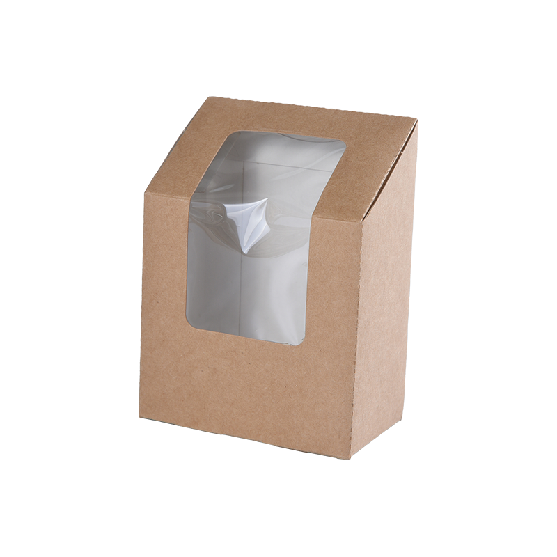 Kraft Tortilla Box ikkunalla