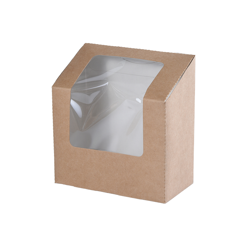 Kraft Tortilla Box ikkunalla