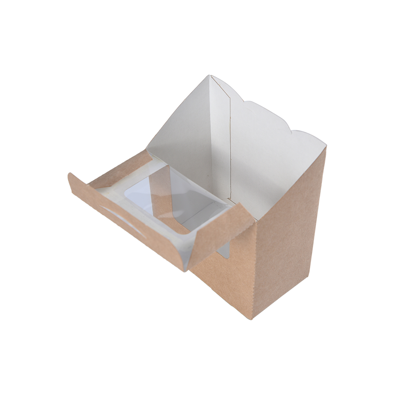 Kraft Tortilla Box ikkunalla