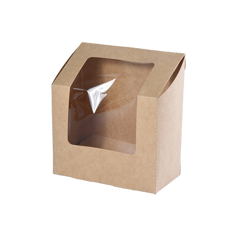 Kraft Tortilla Box ikkunalla