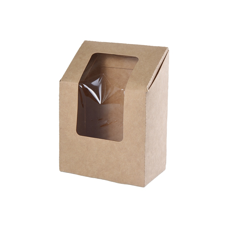 Kraft Tortilla Box ikkunalla